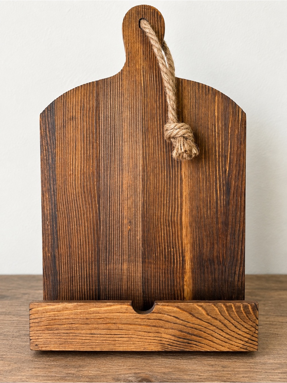 Rustic Wood Handmade Cookbook Recipe Book Stand Easel Farmhouse Lightweight